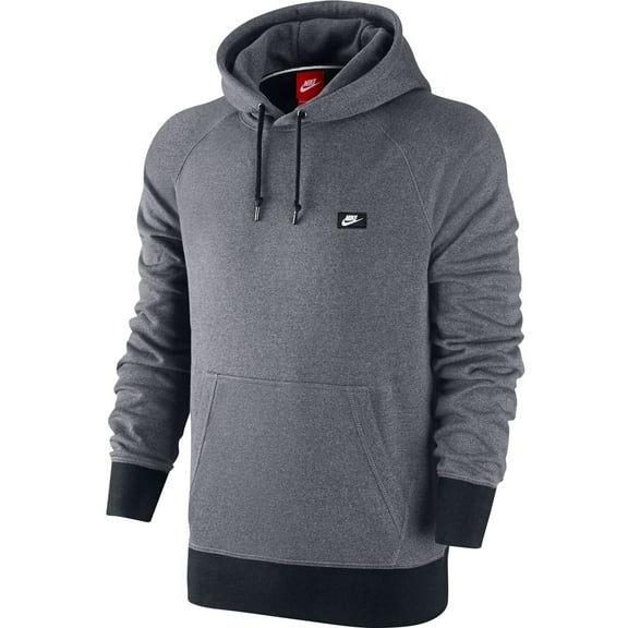 Nike AW77 French Terry Shoebox Men's Pullover Hoodie Cool Grey/Black 678564-065