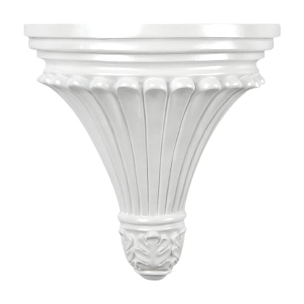 Estante decorativo de pared, estante flotante decorativo, soporte de almacenamiento, exhibición de pared Blanco grande