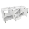 thumbnail image 4 of Avanity AUSTEN-V72-WTS Austen 72" Double Free Standing Wood Vanity Cabinet Only - White, 4 of 5
