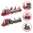thumbnail image 3 of 2pcs Christmas Train Decoration Christmas Wooden Train Craft Decoration Party Table Decoration, 3 of 9