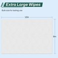 thumbnail image 5 of 720 Count (12 Packs of 60) Wipes for Adults, 8" x 12" Extra Large Wet Wipes for Incontinence & Cleansing, Disposable Body Shower & Bath Wipes for Elderly Bathing No-Rinse - Vitamin E & Aloe, 5 of 7
