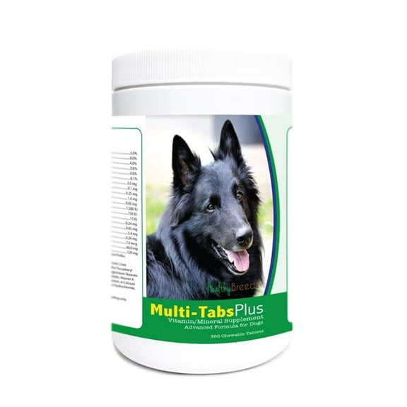 Healthy Breeds 840235179733 Belgian Sheepdog Multi-Tabs Plus Chewable Tablets - 365 Count