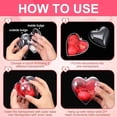 thumbnail image 7 of Clear Heart Ornaments Fillable, Valentine Ideas Heart Ornaments, 5/10/21 Pcs Clear Fillable Heart Ornament, DIY for Valentines Day Wedding Party, 7 of 7