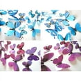 thumbnail image 5 of 12 3D self-adhesive butterfly home decorations., 5 of 7