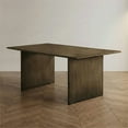 thumbnail image 4 of Furniture of America Alto Solid Wood Dining Table in Natural Finish, 4 of 6