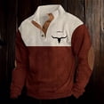 thumbnail image 1 of Chandail Sans Capuche pour Hommes pour un Confort Quotidien et Style Mode Urbaine, Manches Longues, Col Rond, pour Printemps Automne Hiver, 1 of 3