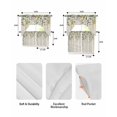 thumbnail image 5 of Eucalyptus Leaves Swag Curtains for Living Room/Bedroom Windows, Green Summer Botanical Rustic Kitchen Curtains and Valances Set 36 Inch Length, Light Filtering Swags Valance Curtain Panels, 5 of 5