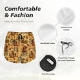 thumbnail image 6 of Lsque Vintag Ancient Sailboats Printed Women's Running Shorts with Liner Pockets,Elastic Quick Dry Workout Athletic Gym Yoga Shorts,Womens High Waist Shorts-XX-Large, 6 of 9