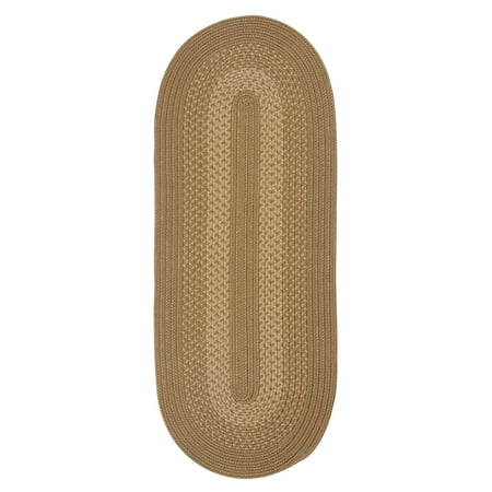 

Colonial Mills Torrey Reversible Runner Indoor / Outdoor Braided Rug Taupe 2 6 x 5 Runner 6 Runner