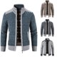 thumbnail image 5 of Mens Warm Knitted Sweater Thick Turtle Neck Pullover Jumper Knitwear Winter Tops, 5 of 8
