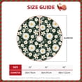 thumbnail image 2 of Fotbe White Daisies and Bee Pattern Christmas Tree Skirt, Tree Skirts Plush Christmas Decorations, Christmas Tree Skirts Xmas Decorations Holiday Party Decor-36", 2 of 6