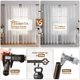thumbnail image 4 of Barras para cortinas de ventanas de 66 a 120 pulgadas, barra para cortinas de bronce de 3/4 pulgadas de 32 a 115 pulgadas, barra individual ajustable, 4 of 8