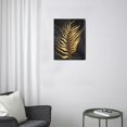 thumbnail image 3 of Add Elegance to Your Decor with 12X16 inch Floral Wall Art Gold Botanical Pictures for Bathroom, Kitchen, Bedroom or Office, 3 of 7