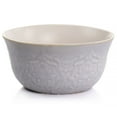 thumbnail image 2 of Hometrends Portina Embossed Scallop 6.1 inch Round 4 Piece Bowl Set in Grey, 2 of 2