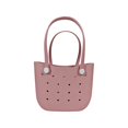 thumbnail image 2 of BOGG Waterproof Beach Bag - EVA Material, Spacious & Stylish Handbag Beach Basket Women Picnic Tote for Summer Travel, Picnic, and More - Pink, 2 of 3