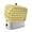 PaleGoldenRod, variant on Toaster Cover 4 Slice, Black White Plaid Dustproof Bakeware Oven Protector with Top Hook, Gradient Geometric Buffalo Checkered Waterproof Small Kitchen Appliance Toasters Dust Cover, 12"x11"x8"