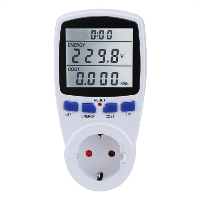 XYCCA Prise de Mesure d'Énergie Intelligente Multifonction avec Rétroéclairage (Rétroéclairage Blanc)-082401