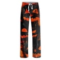 thumbnail image 5 of IYYVV Halloween Pajama Pants for Womens Funny Pumpkin Ghost Print Palazzo Pants Comfy Baggy Drawstring Sleepwear Bottoms Red 3XL, 5 of 6