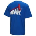 thumbnail image 3 of Men's Mitchell & Ness Hank Aaron Royal Atlanta Braves Legends Collection Vintage Logo T-Shirt, 3 of 6