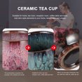 thumbnail image 2 of MasteelfCA 2pcs Household Tea Cups Exquisite Ceramic Teaware Tea Cups Decorations, 2 of 7