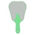 thumbnail image 1 of Espejo de mano con mango de plástico, práctico y práctico, para el cuidado dental (verde), 1 of 2