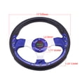 thumbnail image 5 of RASTP 13" 320mm Universal Blue Drifting Racing Lightweight Sport Steering Wheel STW018, 5 of 5