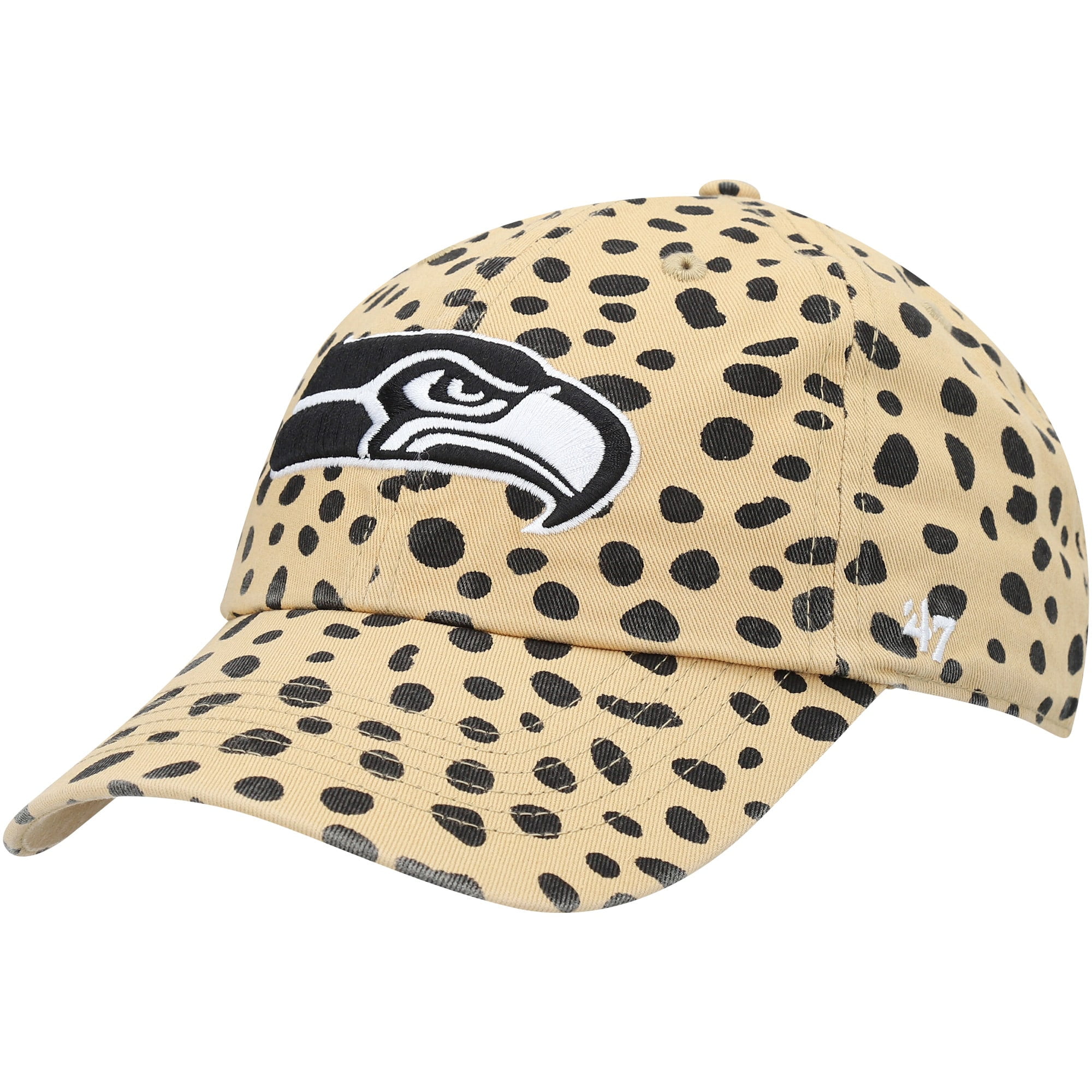 47 Tan Seattle Seahawks Cheetah Clean 