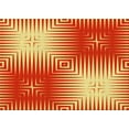 thumbnail image 1 of Ahgly Company Indoor Rectangle Patterned Red Area Rugs, 2' x 5', 1 of 6