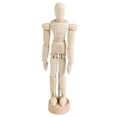 thumbnail image 1 of Unisex Modelo de Marioneta Articulada de Flexibles Muñeca de Acción Navidad de Regalos de Cumpleaños Hugo Muñeca de madera del maniquí, 1 of 10