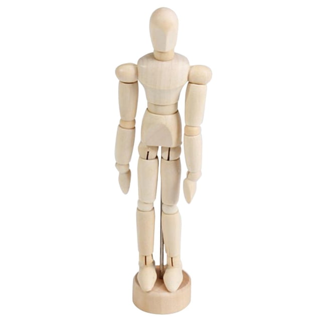 Unisex Modelo de Marioneta Articulada de Flexibles Muñeca de Acción Navidad de Regalos de Cumpleaños Hugo Muñeca de madera del maniquí