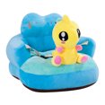 thumbnail image 3 of Infant Support Seat Sofa Plush Soft Animal Shaped Baby Learning Chair 3-16 Months Baby Unpadded Cotton Seat (blue dinosaur), 3 of 5