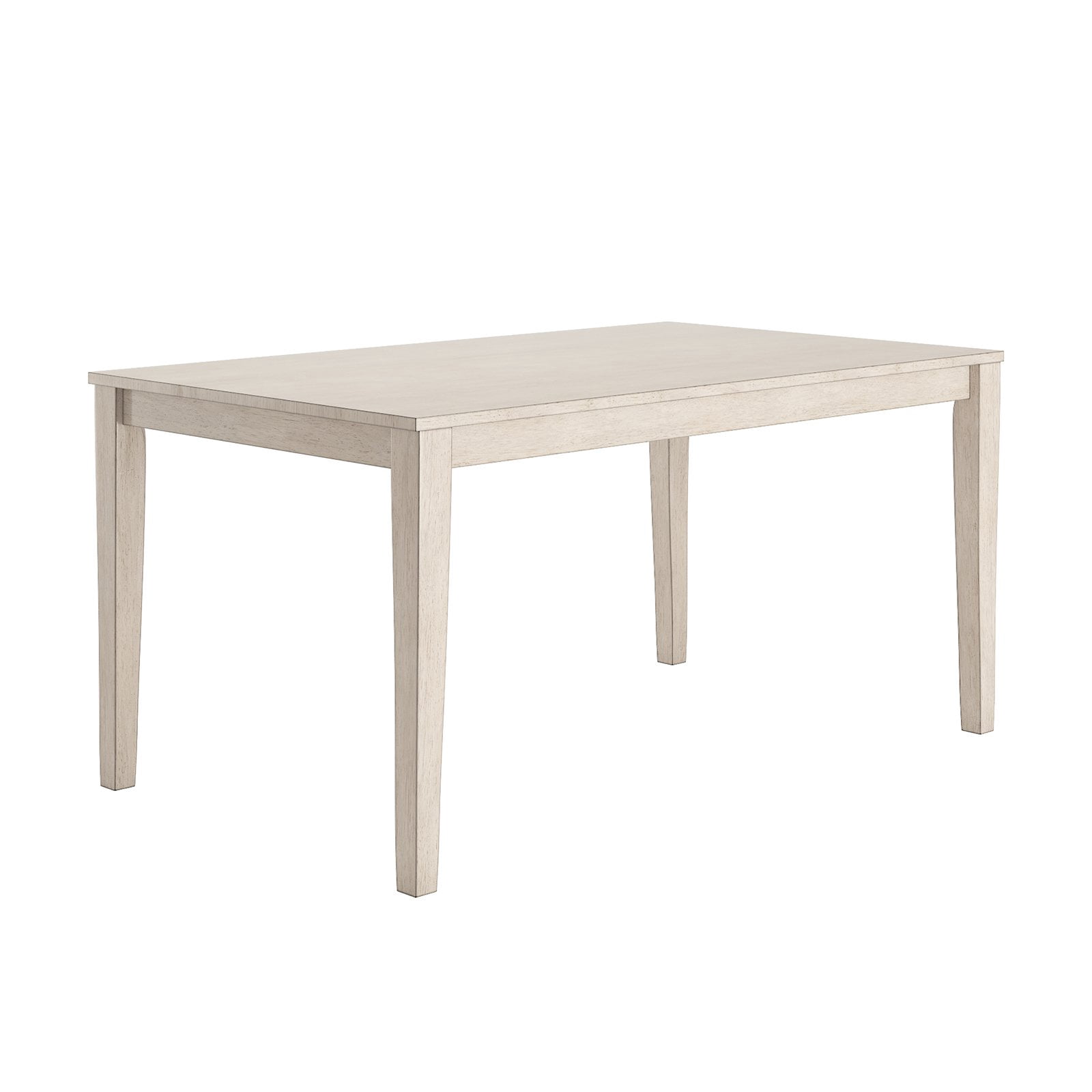 Lexington 7-Piece Dining Set with 60 Dining Table and 6 Window Back Chairs, Antique White