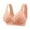 Pink, variant on Daznico Comfortable Wireless Front Closure Bra for Everyday Wear and Support with Tank Top Design Casual Leisure Undergarment for All Seasons