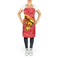 thumbnail image 2 of Carolines Treasures 8862APRON 27 H x 31 W. Papillon sur Tablier Rouge, 2 of 4