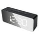 thumbnail image 3 of Xihbxyly Reloj Despertador con Espejo Led, Reloj Digital Multifunción, Pantalla de Temperatura, Brillo Ajustable, Ideal para Casa, Oficina, Viajes, Alimentación Por Usb/Batería, Fácil Lectura con Poc, 3 of 7