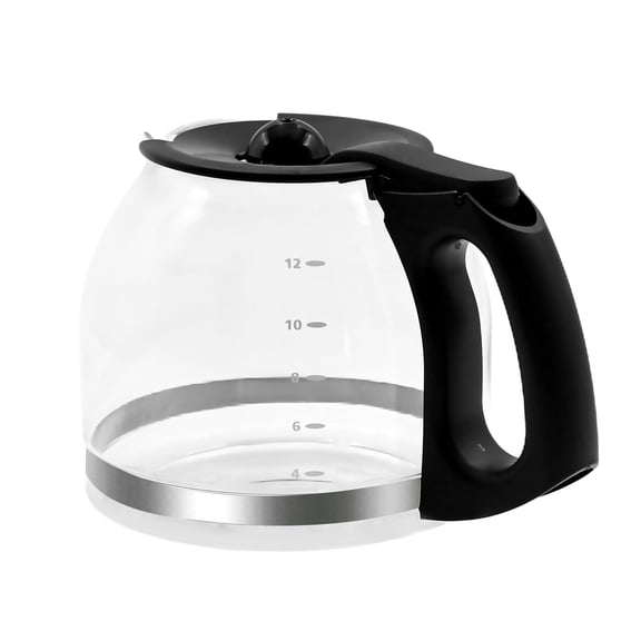 12-Cup Glass Coffee Carafe Compatible with Mr. Coffee, Fits for SK12, SK13, EHX23, JWX31, SJX23, SJX39 Coffee Maker, Dishwasher Safe, Dripless Spout