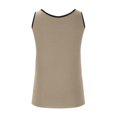thumbnail image 6 of Sequin Tops for Women Summer Casual Sleeveless Round Neck Tank Tops Solid Color Loose Fit Shiny T Shirts Ladies Sparkly Glitter Blouses Party Club Cocktail Vest Shirt, 6 of 6