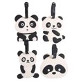 thumbnail image 1 of Miangastore Luggage Tag PVC 4Pcs 3.9x2.4in, 1 of 8