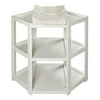 Badger Basket Diaper Corner Baby Changing Table - White