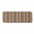 thumbnail image 1 of Tan and Brown Computer Mouse Pad, Old Fashioned Check Plaid Pattern Scottish Tartan Inspired Geometric Design, Rectangle Non-Slip Rubber Mousepad Large, 31" x 12" Gaming Size, Tan Brown, by Ambesonne, 1 of 2