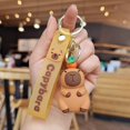 thumbnail image 3 of Cute Capibala Dolphin Keychain Bag Pendant Car Keychain Doll Machine Small Gift, 3 of 4