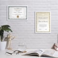 thumbnail image 4 of Scholartree 5P Contemporary Gallery Document Picture Frame Set, A4/8.5x11 Tabletop Picture Frames, White, 4 of 4