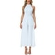 thumbnail image 1 of INSPIRAR CHIC Mono Elegante de Mujer con Cuello Halter Sin Mangas, Mono Formal de Pierna Ancha XS Blanco, 1 of 6