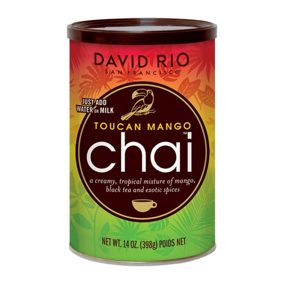 David Rio Chai Powdered Tea cs 6/14 oz (Toucan Mango)