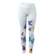 thumbnail image 4 of Gibobby Yoga pants mujer Pantalones de yoga Entrenamiento Correr Leggings Gimnasio Mujer Atlético Fitness Impreso Deportes Pantalones de yoga(Blanco,XL), 4 of 5