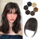 thumbnail image 1 of Cabello humano 100% auténtico con clip in Bangs Carendia para mujer, 1 of 7