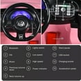 thumbnail image 4 of 12V Volkswagen Beetle Kids Ride On Car Pink, 4 of 5