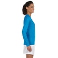 thumbnail image 2 of G424L Gildan Ladies Performance Long-Sleeve T-Shirt Sapphire XS, 2 of 6