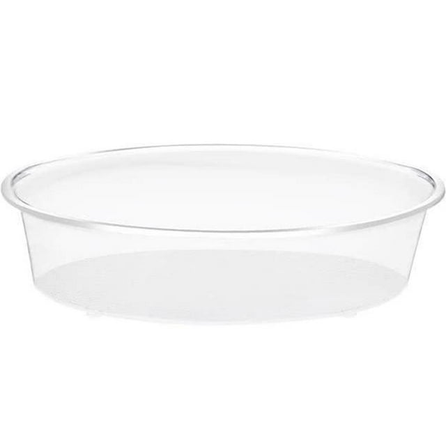 Cal Mil 316-12-12 12 in. Round Deep Tray - Clear
