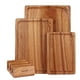 thumbnail image 2 of Juego de Tablas de Cortar hecef de 3 Piezas con Soporte - Madera, 38 cm, 2 of 11